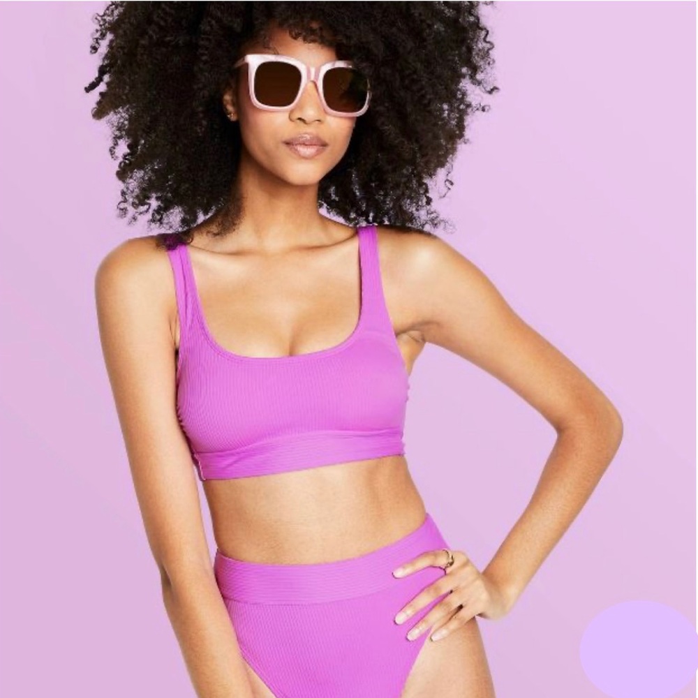 Stoney Clover Lane Bikini Set Bright Purple